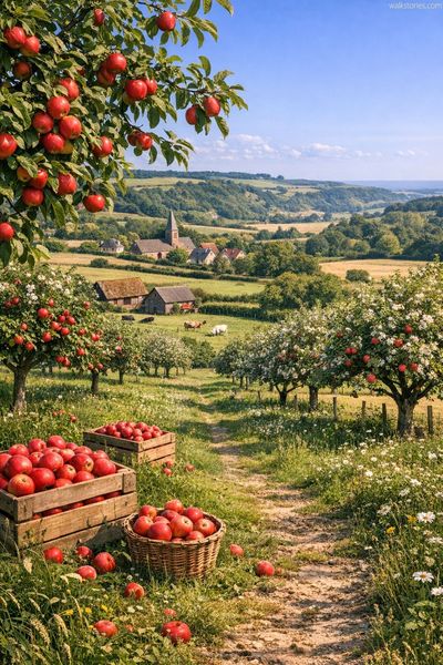 Verger dans la campagne