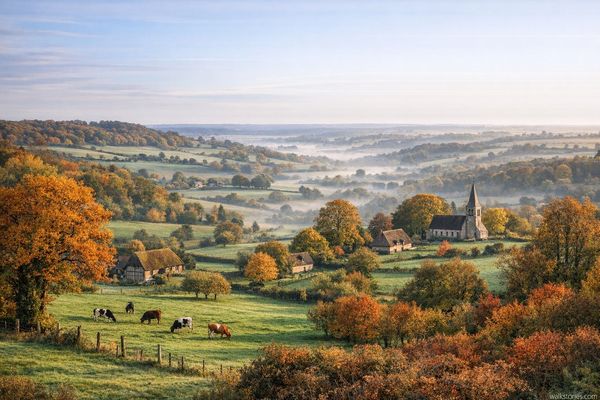Ambiance automnale au Pays d'Argentan - Pays d'Auge Ornais