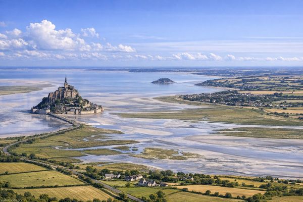 Vue panoramique sur le Pays de la Baie du Mont-Saint-Michel