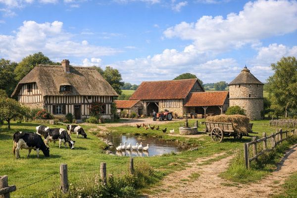 Ferme typique de Normandie