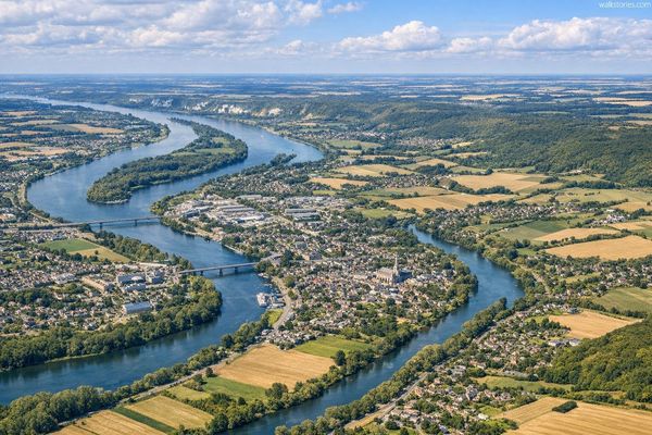 Paysage caractéristique du Pays Seine-Eure